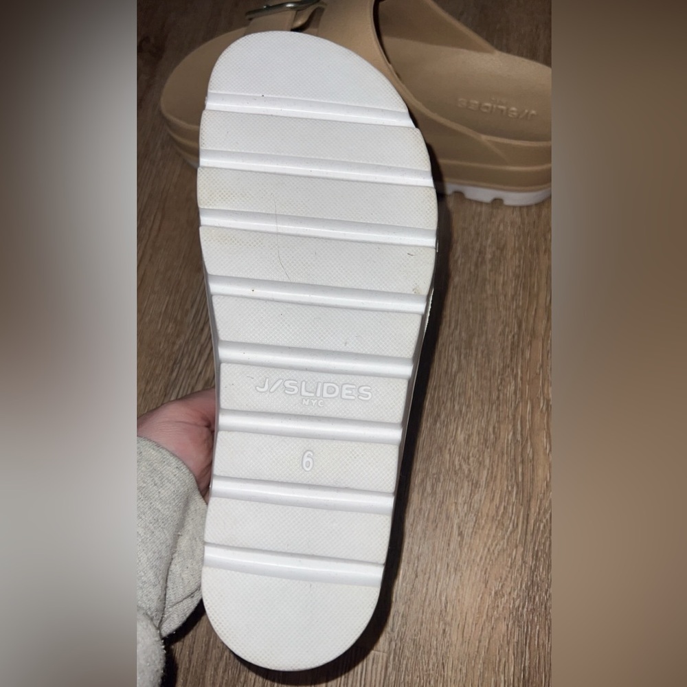 J/Slides Nyc Size 6 Platform Sandals - image 4
